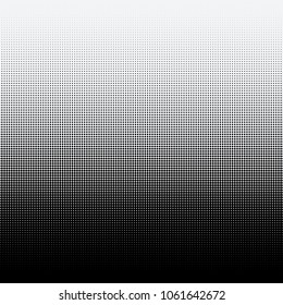 Halftone dots on white background. Vector illustration. Graphic resources halftone black white