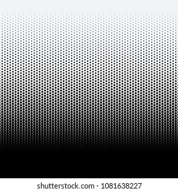 Halftone dots on white background. Vector illustration. Graphic resources halftone black white