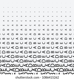 Halftone dots on white background. Vector illustration. Graphic resources halftone black white