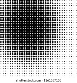 Halftone of halftone dots on white background
