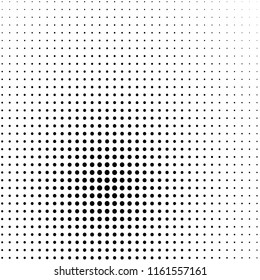 Halftone of halftone dots on white background