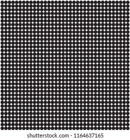 Halftone of halftone dots on white background