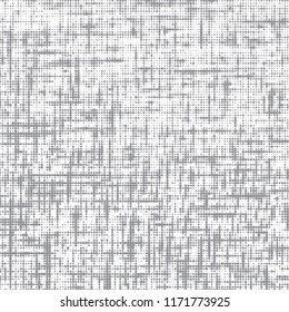 Halftone of halftone dots on white background