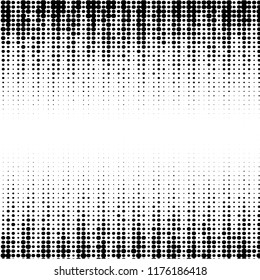 Halftone of halftone dots on white background