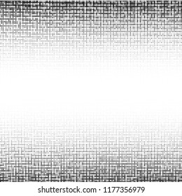 Halftone of halftone dots on white background