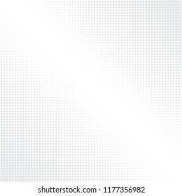 Halftone of halftone dots on white background