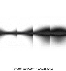 Halftone of halftone dots on white background for text