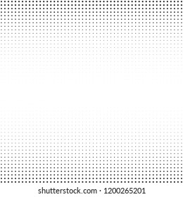 Halftone of halftone dots on white background for text