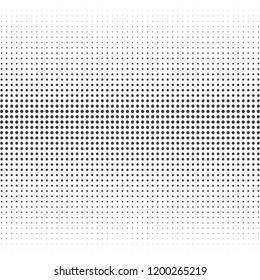 Halftone of halftone dots on white background for text