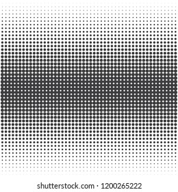 Halftone of halftone dots on white background for text