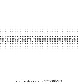 Halftone of halftone dots on white background for text 