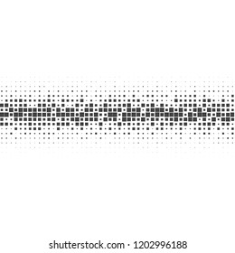 Halftone of halftone dots on white background for text 