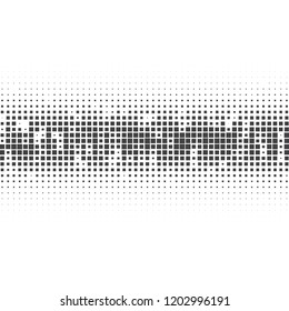 Halftone of halftone dots on white background for text 
