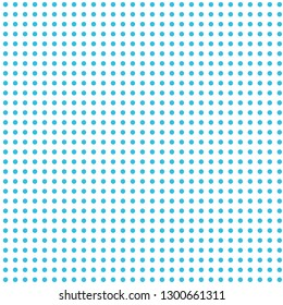 Вlue halftone dots on a white background