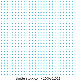 Вlue halftone dots on a white background