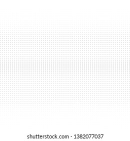 Halftone of halftone dots on white background 