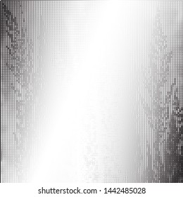 Halftone of halftone dots on white background 