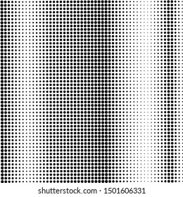 Halftone of halftone dots on white background for text 
