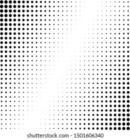 Halftone of halftone dots on white background for text 