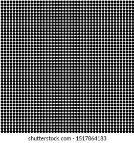 Halftone of halftone dots on white background