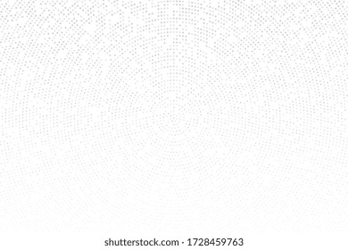 Los puntos de semitono sobre fondo blanco. El gris marca la textura a medio tono. Plantilla de patrón de arte pop. Ilustración vectorial.