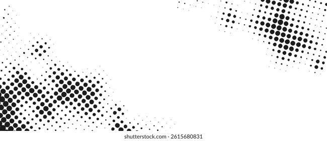 halftone dots on a white background. eps10