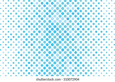 Halftone dots on a white background.  Halftone background  for your design. Vector illustration