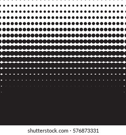 Halftone dots on white background. Vector illustration