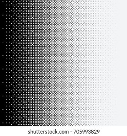 Halftone dots on white background. Vector illustration. Graphic resources halftone black white