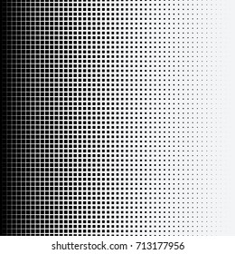 Halftone dots on white background. Vector illustration. Graphic resources halftone black white
