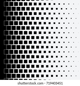 Halftone dots on white background. Vector illustration. Graphic resources halftone black white