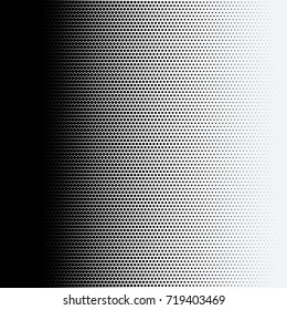 Halftone dots on white background. Vector illustration. Graphic resources halftone black white