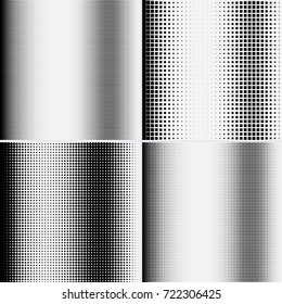 Halftone dots on white background. Vector illustration. Graphic resources halftone black white