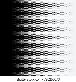 Halftone dots on white background. Vector illustration. Graphic resources halftone black white