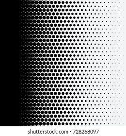 Halftone dots on white background. Vector illustration. Graphic resources halftone black white