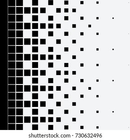 Halftone dots on white background. Vector illustration. Graphic resources halftone black white