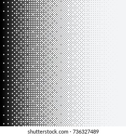 Halftone dots on white background. Vector illustration. Graphic resources halftone black white