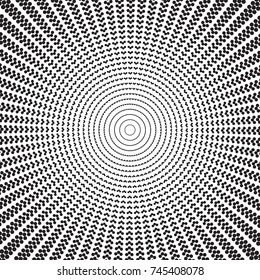 Halftone dots on white background. Vector illustration.