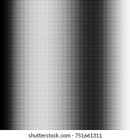 Halftone dots on white background. Vector illustration. Graphic resources halftone black white