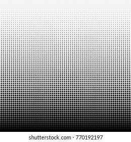 Halftone dots on white background. Vector illustration. Graphic resources halftone black white