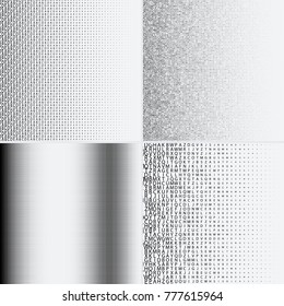 Halftone dots on white background. Vector illustration. Graphic resources halftone black white