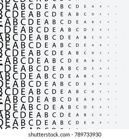 Halftone dots on white background. Vector illustration. Graphic resources halftone black white