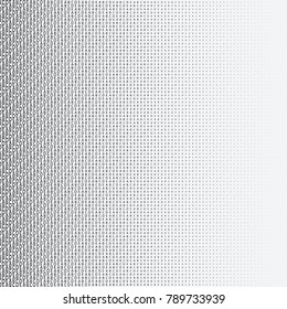 Halftone dots on white background. Vector illustration. Graphic resources halftone black white