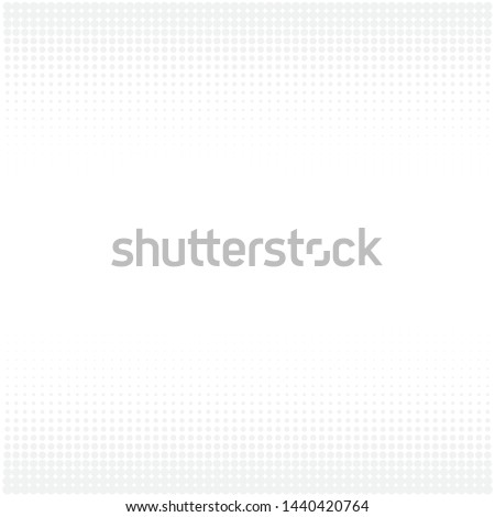 Halftone of halftone dots on white background 
