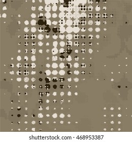 Halftone Dots Pattern .