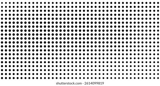 Halftone dots pattern background. Monochrome dot textures. Abstract black and white dots. Line dots. Simple vintage and retro illustration design.