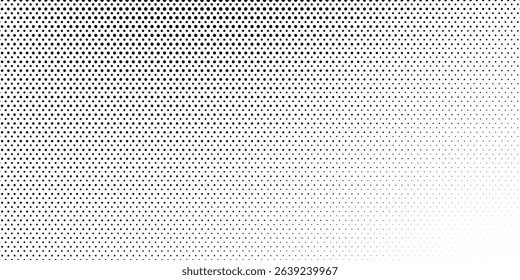 Halftone dots pattern background. Monochrome dot textures. Abstract black and white dots. Line dots. Simple vintage and retro illustration design.