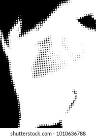 Halftone Dots Pattern . Halftone Dotted Grunge Texture . Abstract Dots Overlay Texture . Light Distressed Background with Halftone Effects. Ink Print Distress Background . Dots Grunge Texture. Vector.
