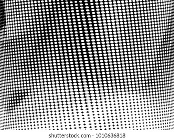 Halftone Dots Pattern . Halftone Dotted Grunge Texture . Abstract Dots Overlay Texture . Light Distressed Background with Halftone Effects. Ink Print Distress Background . Dots Grunge Texture. Vector.