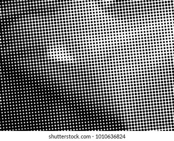 Halftone Dots Pattern . Halftone Dotted Grunge Texture . Abstract Dots Overlay Texture . Light Distressed Background with Halftone Effects. Ink Print Distress Background . Dots Grunge Texture. Vector.
